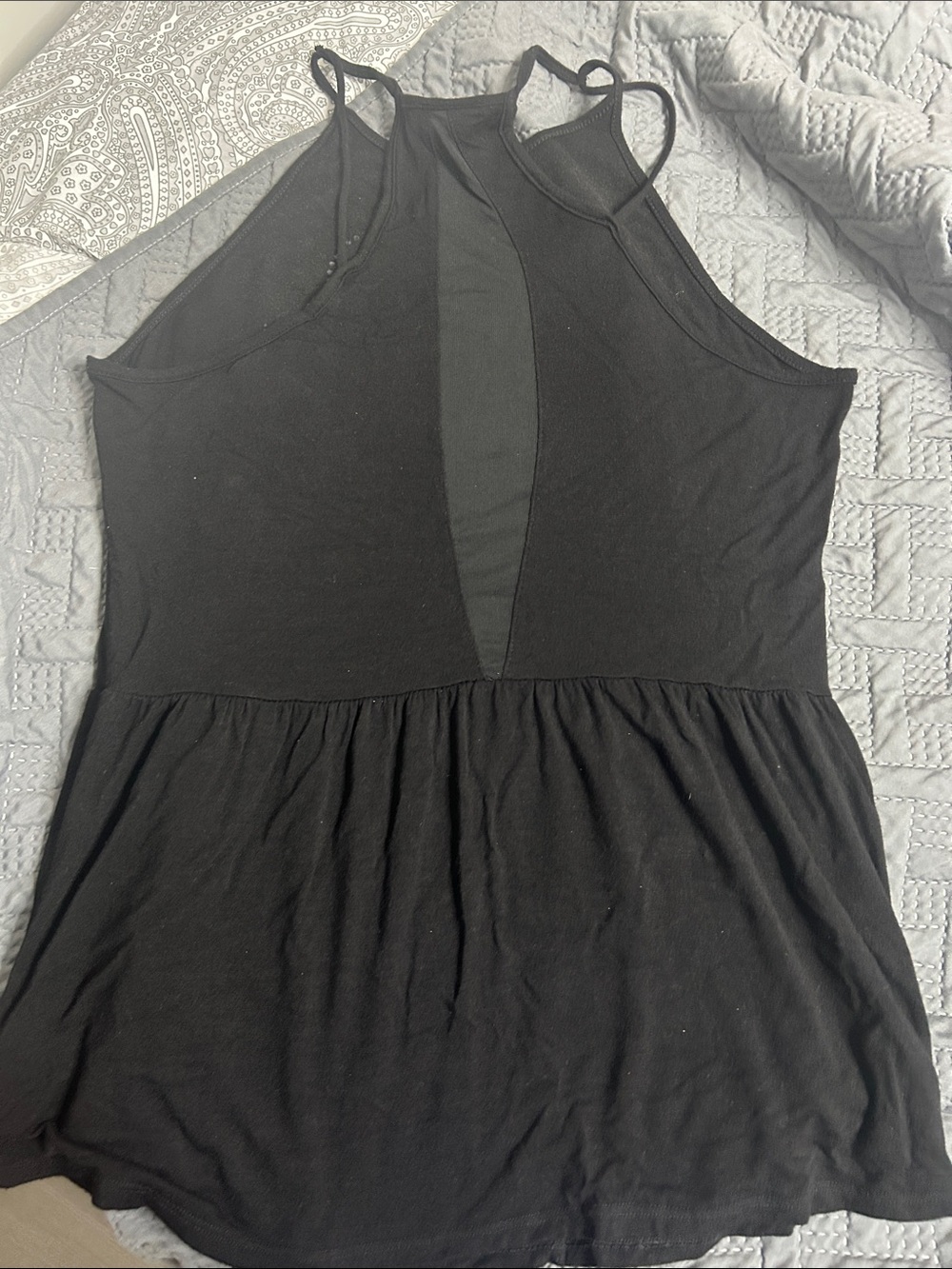 Harley-Davidson Black and Gray Rhinestone Skull Tank Top - Picture 7 of 7